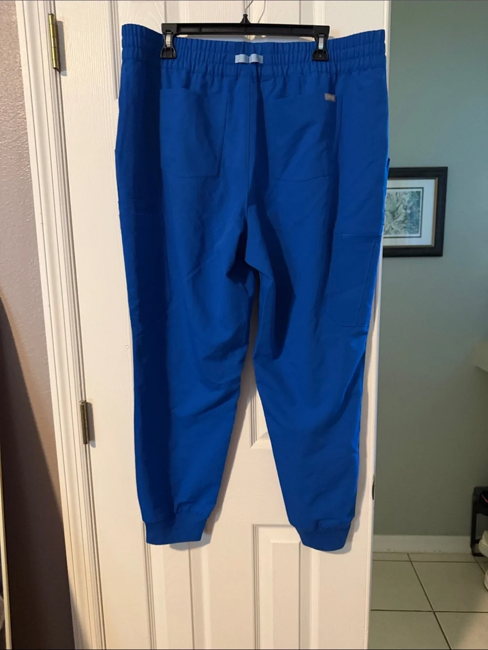 NWOT Figs Men's Royal Blue Joggers with Drawstring